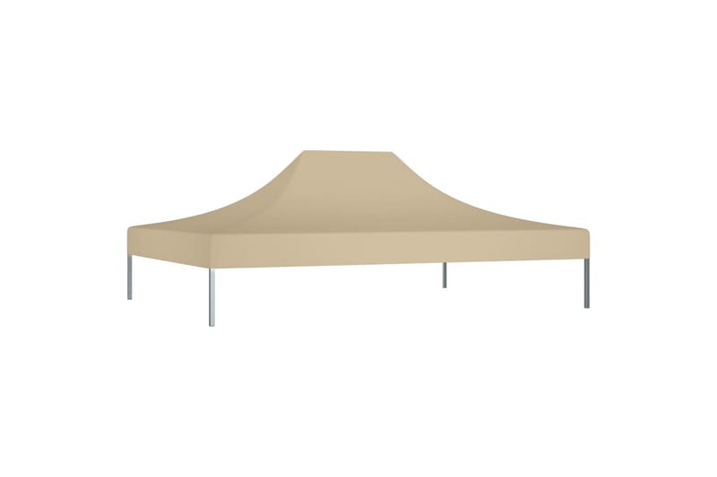 Teltduk for festtelt 4x3 m beige 270 g/m² - Beige - Hagemøbler - Solbeskyttelse - Paviljonger - Paviljongtak