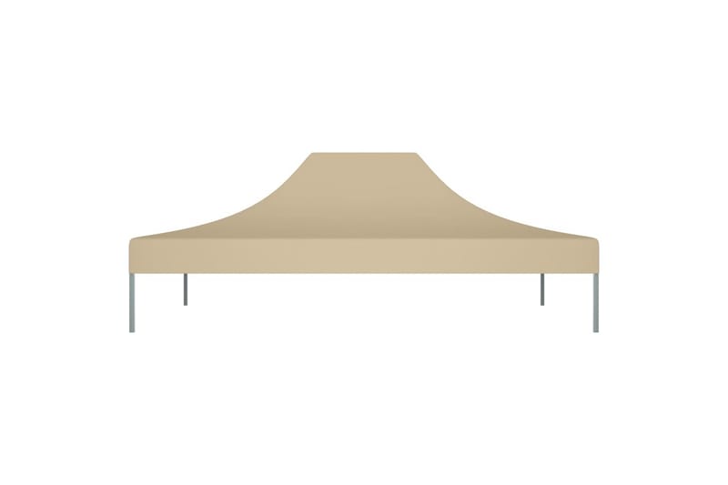 Teltduk for festtelt 4x3 m beige 270 g/m² - Beige - Hagemøbler - Solbeskyttelse - Paviljonger - Paviljongtak