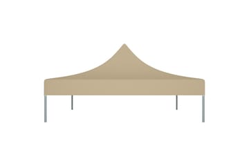 Teltduk for festtelt 4x3 m beige 270 g/m² - Beige - Hagemøbler - Solbeskyttelse - Paviljonger - Paviljongtak
