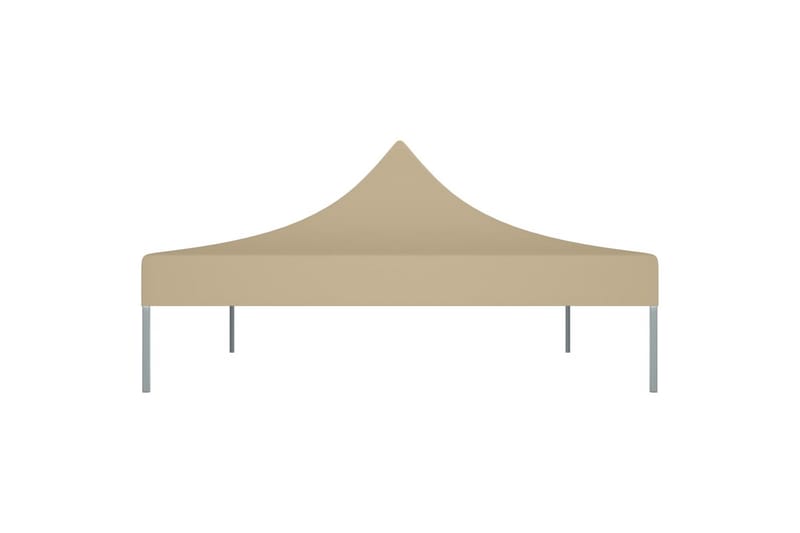 Teltduk for festtelt 4x3 m beige 270 g/m² - Beige - Hagemøbler - Solbeskyttelse - Paviljonger - Paviljongtak