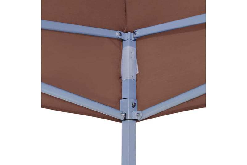 Teltduk for festtelt 4x3 m brun 270 g/m² - Brun - Hagemøbler - Solbeskyttelse - Paviljonger - Paviljongtak