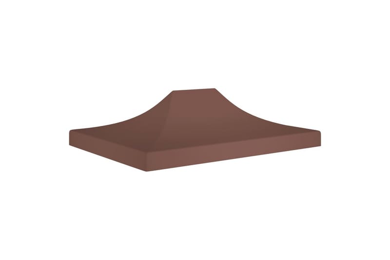 Teltduk for festtelt 4x3 m brun 270 g/m² - Brun - Hagemøbler - Solbeskyttelse - Paviljonger - Paviljongtak