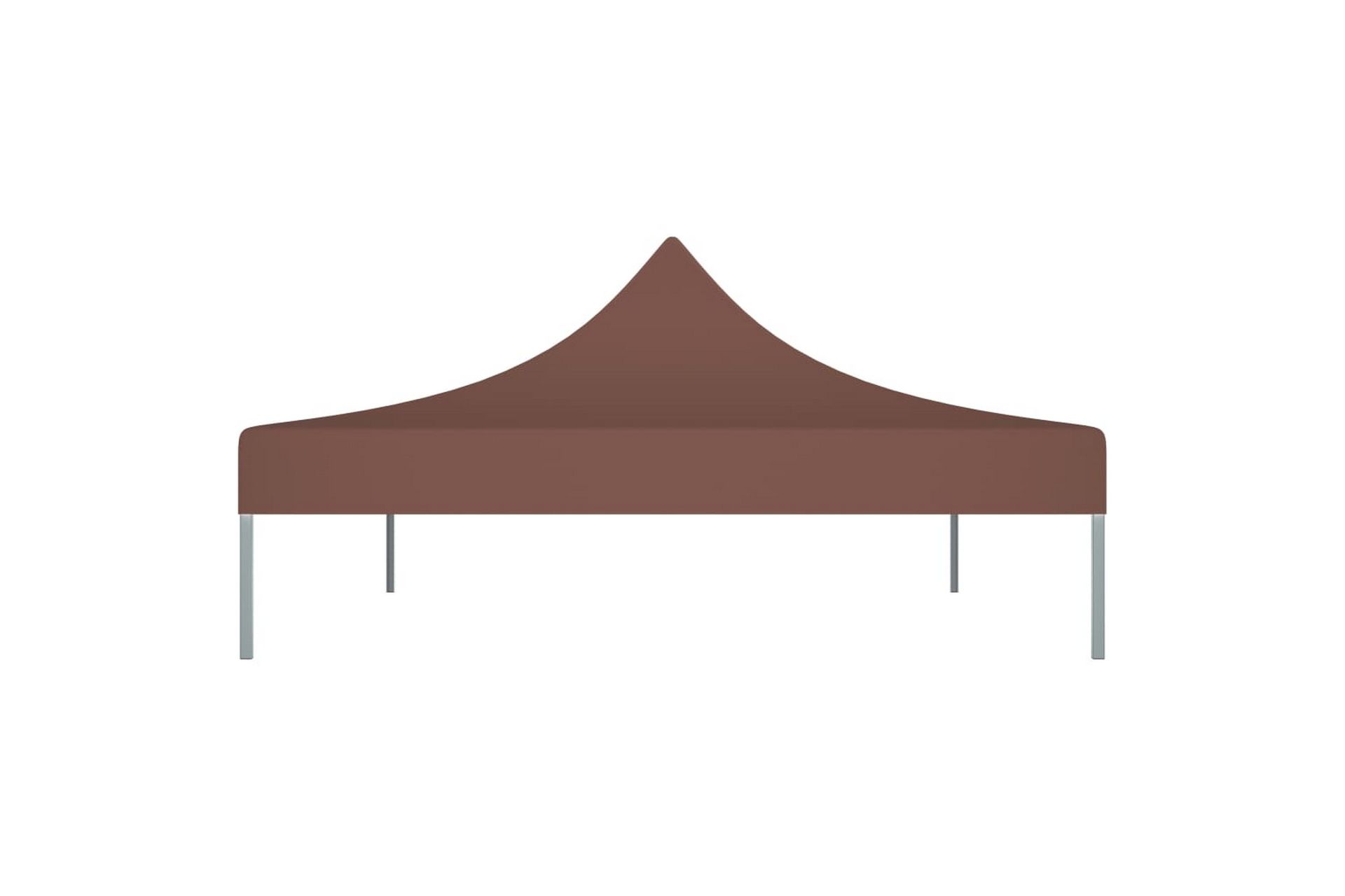 Teltduk for festtelt 4x3 m brun 270 g/m² - Brun - Hagemøbler - Solbeskyttelse - Paviljonger - Paviljongtak