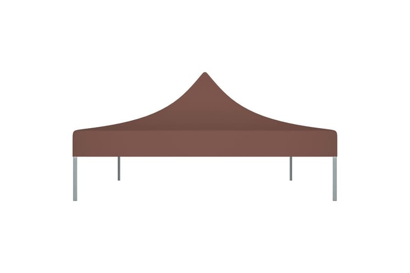 Teltduk for festtelt 4x3 m brun 270 g/m² - Brun - Hagemøbler - Solbeskyttelse - Paviljonger - Paviljongtak