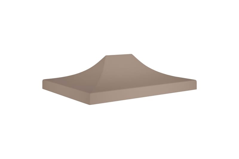 Teltduk for festtelt 4x3 m gråbrun 270 g/m² - Taupe - Paviljongtak