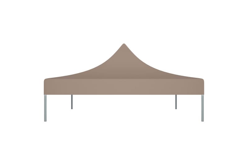 Teltduk for festtelt 4x3 m gråbrun 270 g/m² - Taupe - Paviljongtak