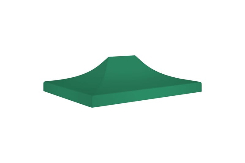 Teltduk for festtelt 4x3 m grønn 270 g/m² - grønn - Hagemøbler - Solbeskyttelse - Paviljonger - Paviljongtak