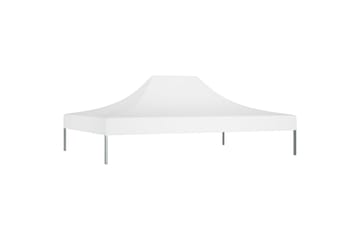 Teltduk for festtelt 4x3 m hvit 270 g/m² - Hvit - Hagemøbler - Solbeskyttelse - Paviljonger - Paviljongtak