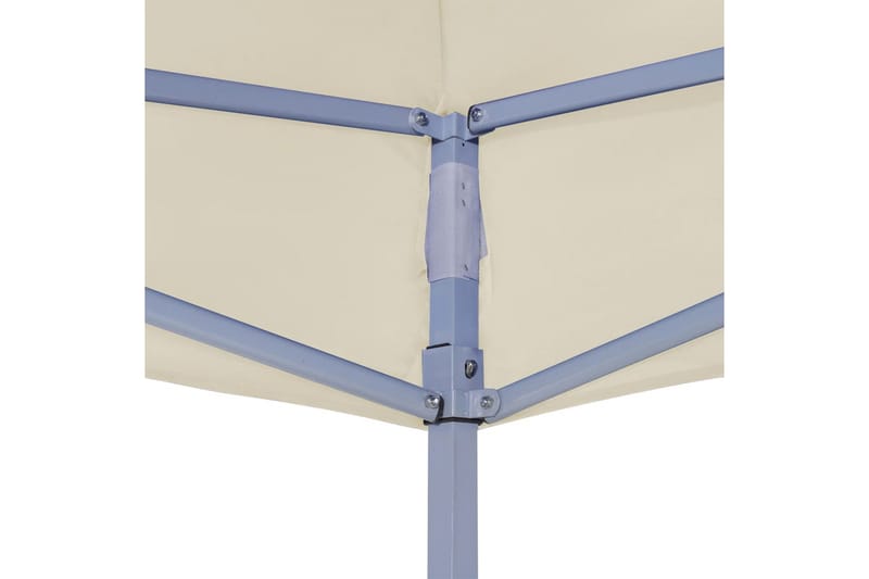 Teltduk for festtelt 4x3 m kremhvit 270 g/m² - Krem - Hagemøbler - Solbeskyttelse - Paviljonger - Paviljongtak