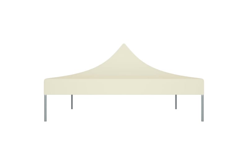 Teltduk for festtelt 4x3 m kremhvit 270 g/m² - Krem - Hagemøbler - Solbeskyttelse - Paviljonger - Paviljongtak