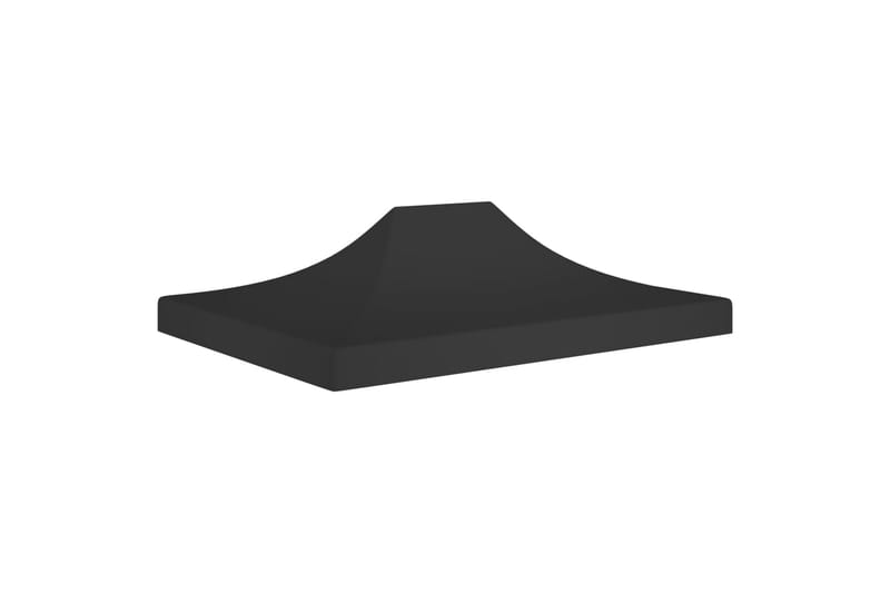 Teltduk for festtelt 4x3 m svart 270 g/m² - Svart - Hagemøbler - Solbeskyttelse - Paviljonger - Paviljongtak