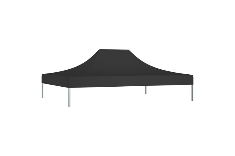Teltduk for festtelt 4x3 m svart 270 g/m² - Svart - Hagemøbler - Solbeskyttelse - Paviljonger - Paviljongtak