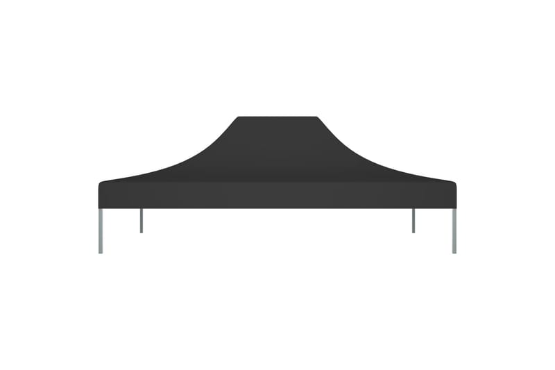 Teltduk for festtelt 4x3 m svart 270 g/m² - Svart - Hagemøbler - Solbeskyttelse - Paviljonger - Paviljongtak