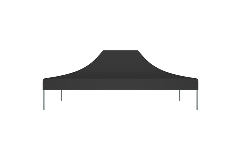 Teltduk for festtelt 4x3 m svart 270 g/m² - Svart - Paviljongtak
