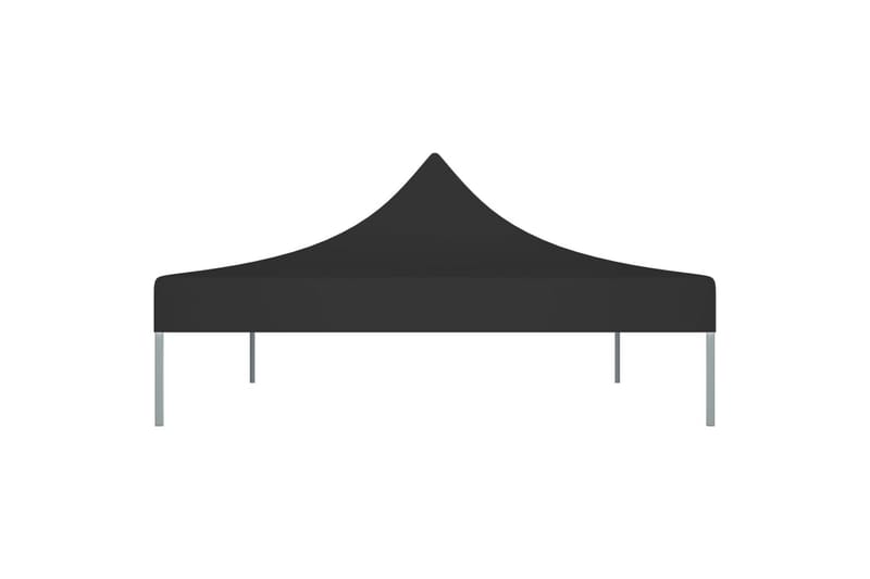 Teltduk for festtelt 4x3 m svart 270 g/m² - Svart - Hagemøbler - Solbeskyttelse - Paviljonger - Paviljongtak