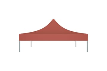 Teltduk for festtelt 4x3 m terrakotta 270 g/m² - Rød - Hagemøbler - Solbeskyttelse - Paviljonger - Paviljongtak