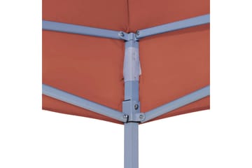 Teltduk for festtelt 4x3 m terrakotta 270 g/m² - Rød - Hagemøbler - Solbeskyttelse - Paviljonger - Paviljongtak