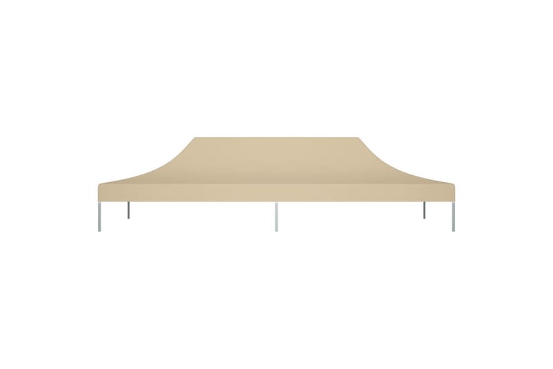 Teltduk for festtelt 6x3 m beige 270 g/m² - Beige - Hagemøbler - Solbeskyttelse - Paviljonger - Paviljongtak