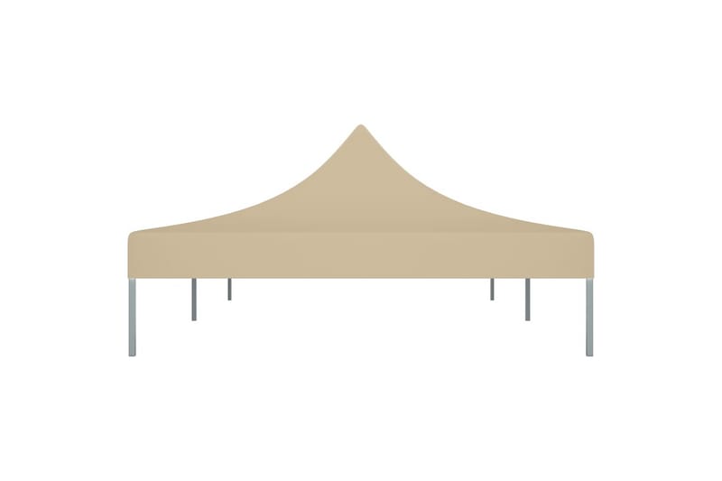Teltduk for festtelt 6x3 m beige 270 g/m² - Beige - Hagemøbler - Solbeskyttelse - Paviljonger - Paviljongtak