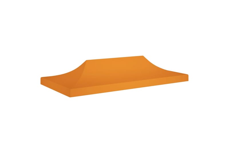 Teltduk for festtelt 6x3 m oransje 270 g/m² - Oransj - Hagemøbler - Solbeskyttelse - Paviljonger - Paviljongtak