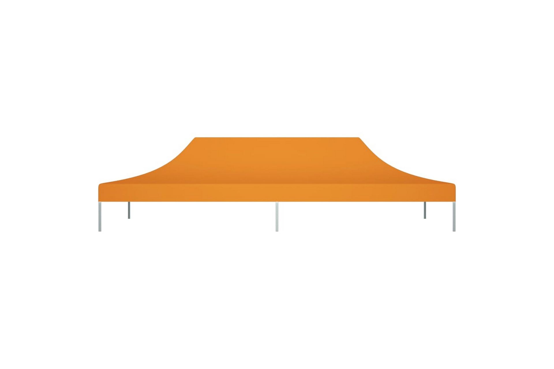 Teltduk for festtelt 6x3 m oransje 270 g/m² - Oransj - Hagemøbler - Solbeskyttelse - Paviljonger - Paviljongtak