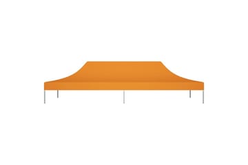 Teltduk for festtelt 6x3 m oransje 270 g/m² - Oransj - Hagemøbler - Solbeskyttelse - Paviljonger - Paviljongtak