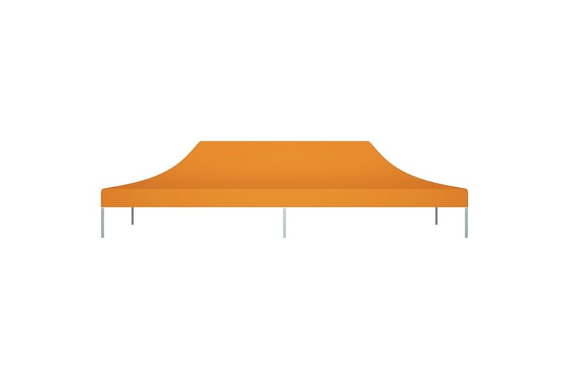 Teltduk for festtelt 6x3 m oransje 270 g/m² - Oransj - Hagemøbler - Solbeskyttelse - Paviljonger - Paviljongtak