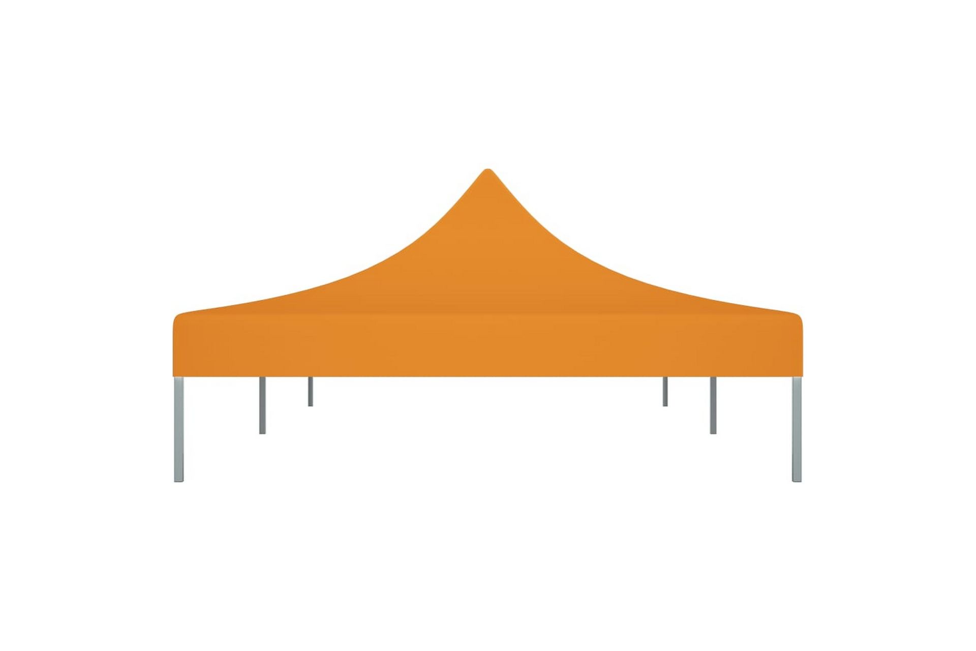 Teltduk for festtelt 6x3 m oransje 270 g/m² - Oransj - Hagemøbler - Solbeskyttelse - Paviljonger - Paviljongtak