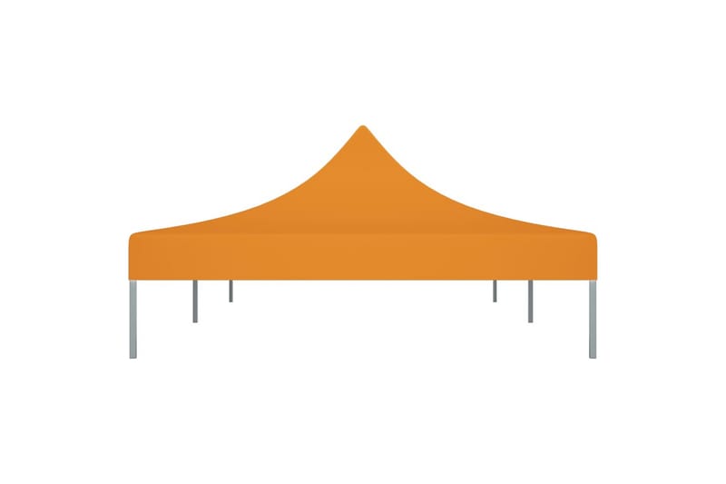 Teltduk for festtelt 6x3 m oransje 270 g/m² - Oransj - Hagemøbler - Solbeskyttelse - Paviljonger - Paviljongtak