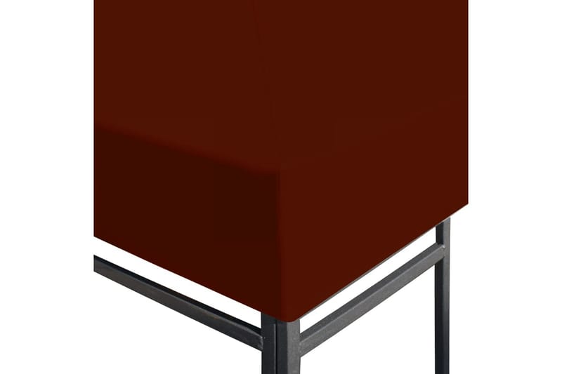 Toppduk til paviljong 310 g/m² 3x4 m terrakotta - Hagemøbler - Solbeskyttelse - Paviljonger - Paviljongtak