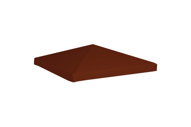 Toppduk til paviljong 310 g/m² 3x3 m terrakotta - Hagemøbler - Solbeskyttelse - Paviljonger - Paviljongtak