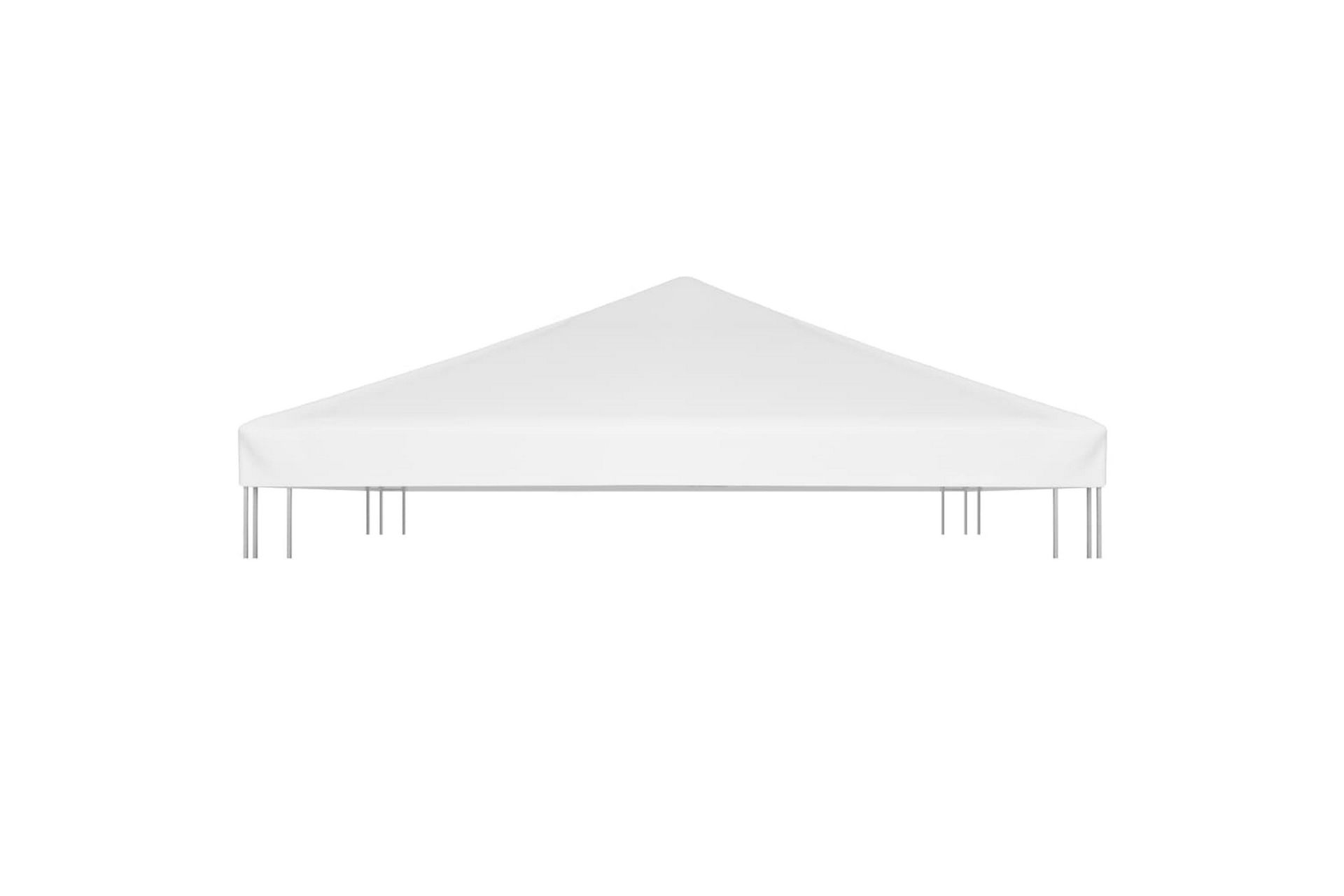 Toppduk til paviljong 270 g/m² 4x3 m hvit - Hvit - Hagemøbler - Solbeskyttelse - Paviljonger - Paviljongtak