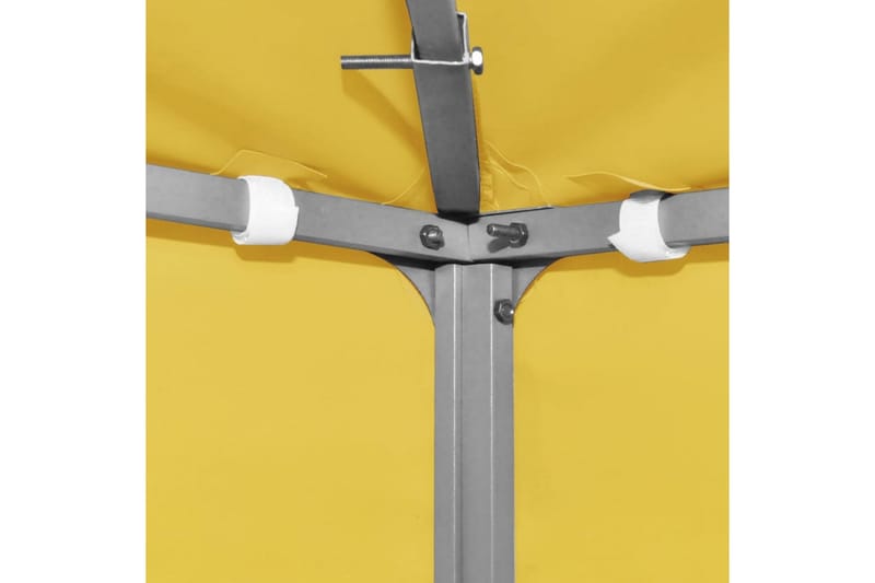 Toppduk til paviljong 270 g/m² 3x3 m gul - Gul - Hagemøbler - Solbeskyttelse - Paviljonger - Paviljongtak