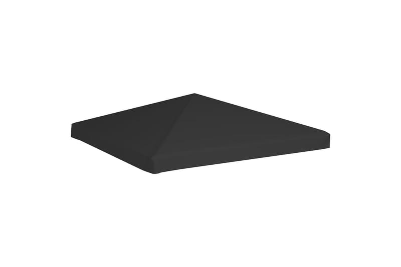 Toppduk til paviljong 270 g/m² 3x3 m svart - Svart - Hagemøbler - Solbeskyttelse - Paviljonger - Paviljongtak