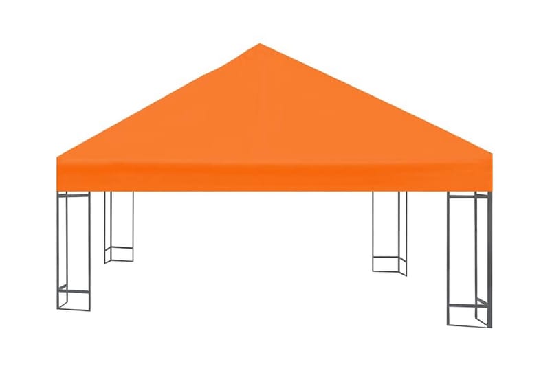 Toppduk til paviljong 310 g/m² 3x3 m oransje - Paviljongtak