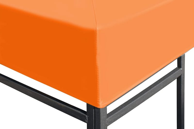 Toppduk til paviljong 310 g/m² 3x3 m oransje - Hagemøbler - Solbeskyttelse - Paviljonger - Paviljongtak