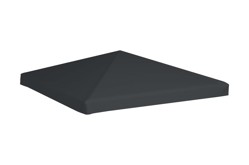 Toppduk til paviljong 310 g/m² 3x3 m grå - Hagemøbler - Solbeskyttelse - Paviljonger - Paviljongtak