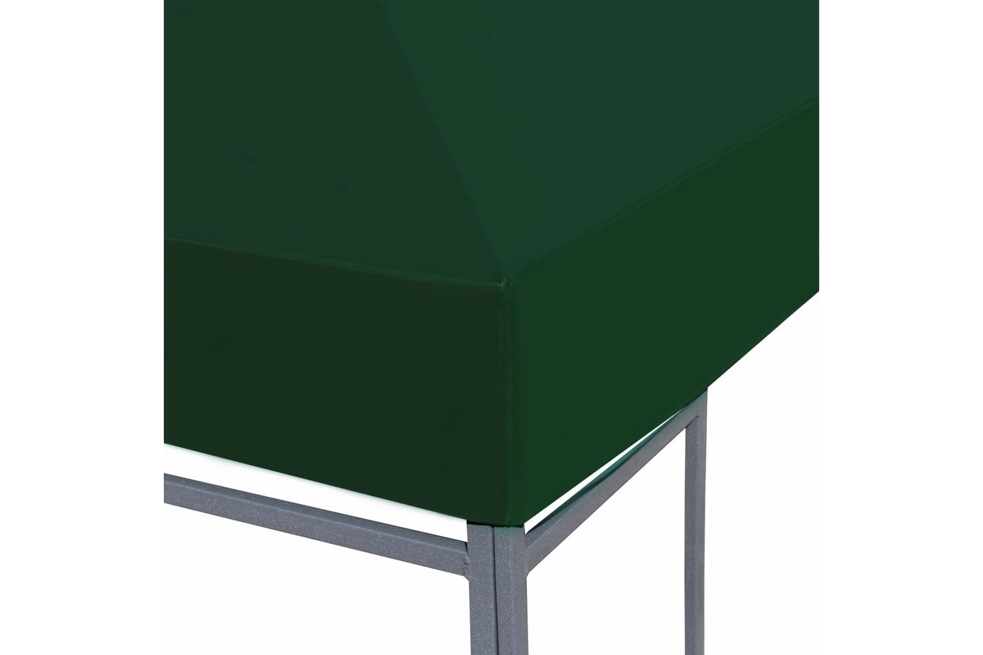 Toppduk til paviljong 310 g/m² 3x3 m grønn - Hagemøbler - Solbeskyttelse - Paviljonger - Paviljongtak