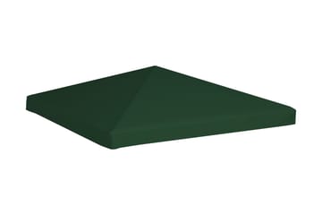 Toppduk til paviljong 310 g/m² 3x3 m grønn - Hagemøbler - Solbeskyttelse - Paviljonger - Paviljongtak