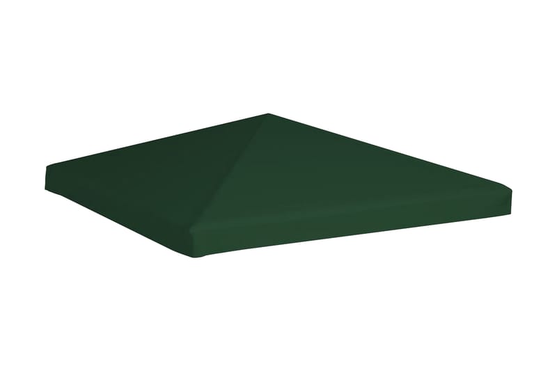 Toppduk til paviljong 310 g/m² 3x3 m grønn - Hagemøbler - Solbeskyttelse - Paviljonger - Paviljongtak