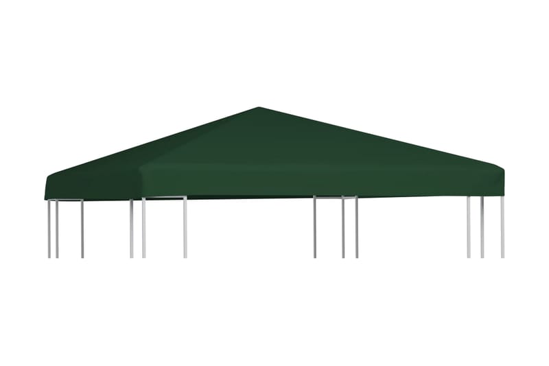 Toppduk til paviljong 310 g/m² 3x3 m grønn - Paviljongtak