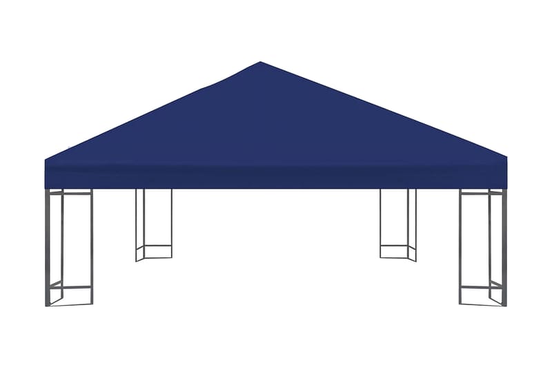 Toppduk til paviljong 310 g/m² 3x3 m blå - Hagemøbler - Solbeskyttelse - Paviljonger - Paviljongtak
