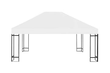Toppduk til paviljong 310 g/m² 4x3 m kremhvit - Hagemøbler - Solbeskyttelse - Paviljonger - Paviljongtak