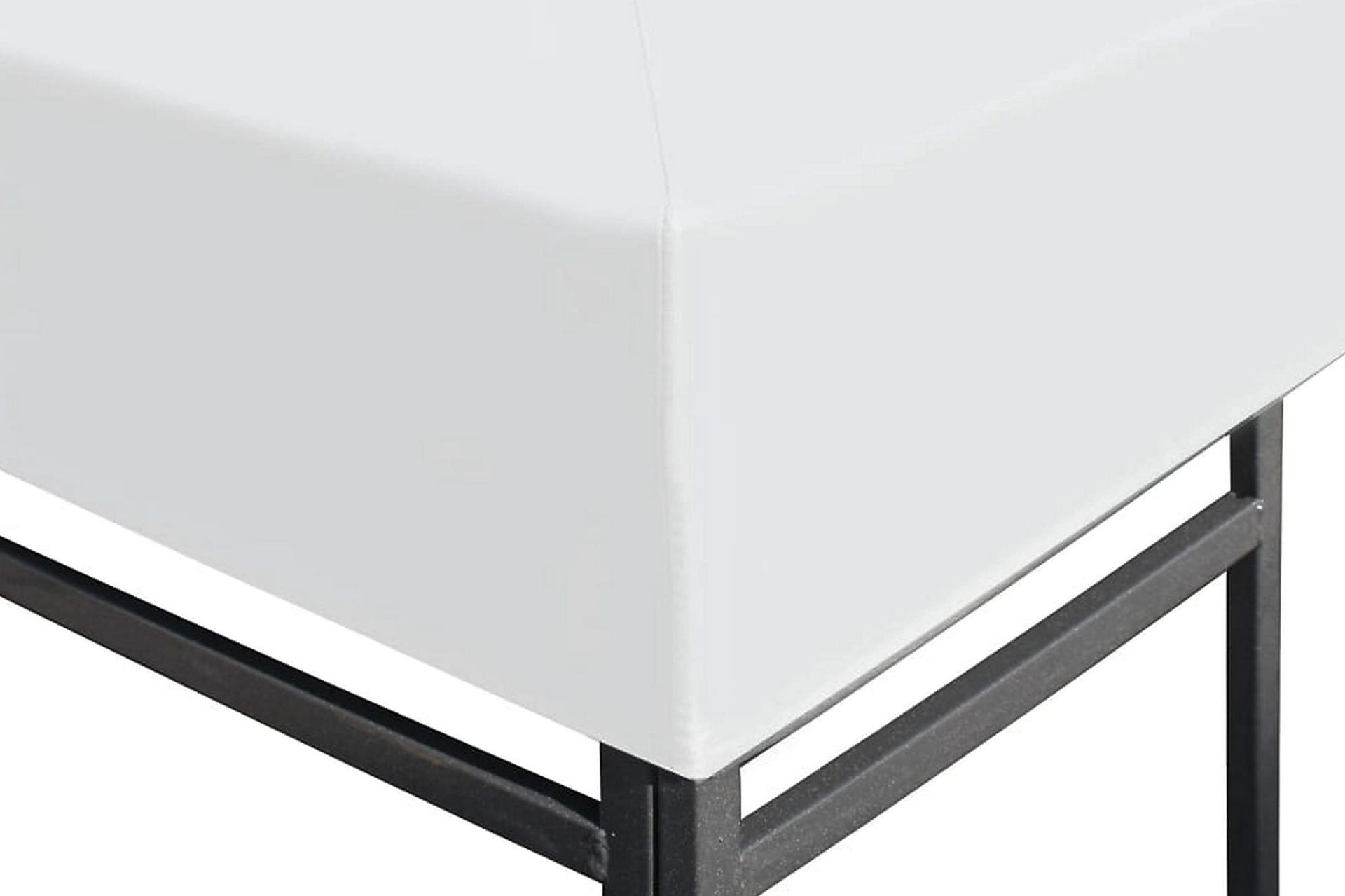 Toppduk til paviljong 310 g/m² 4x3 m kremhvit - Hagemøbler - Solbeskyttelse - Paviljonger - Paviljongtak
