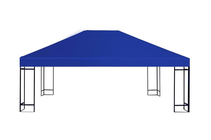 Toppduk til paviljong 310 g/m² 4x3 m blå - Paviljongtak