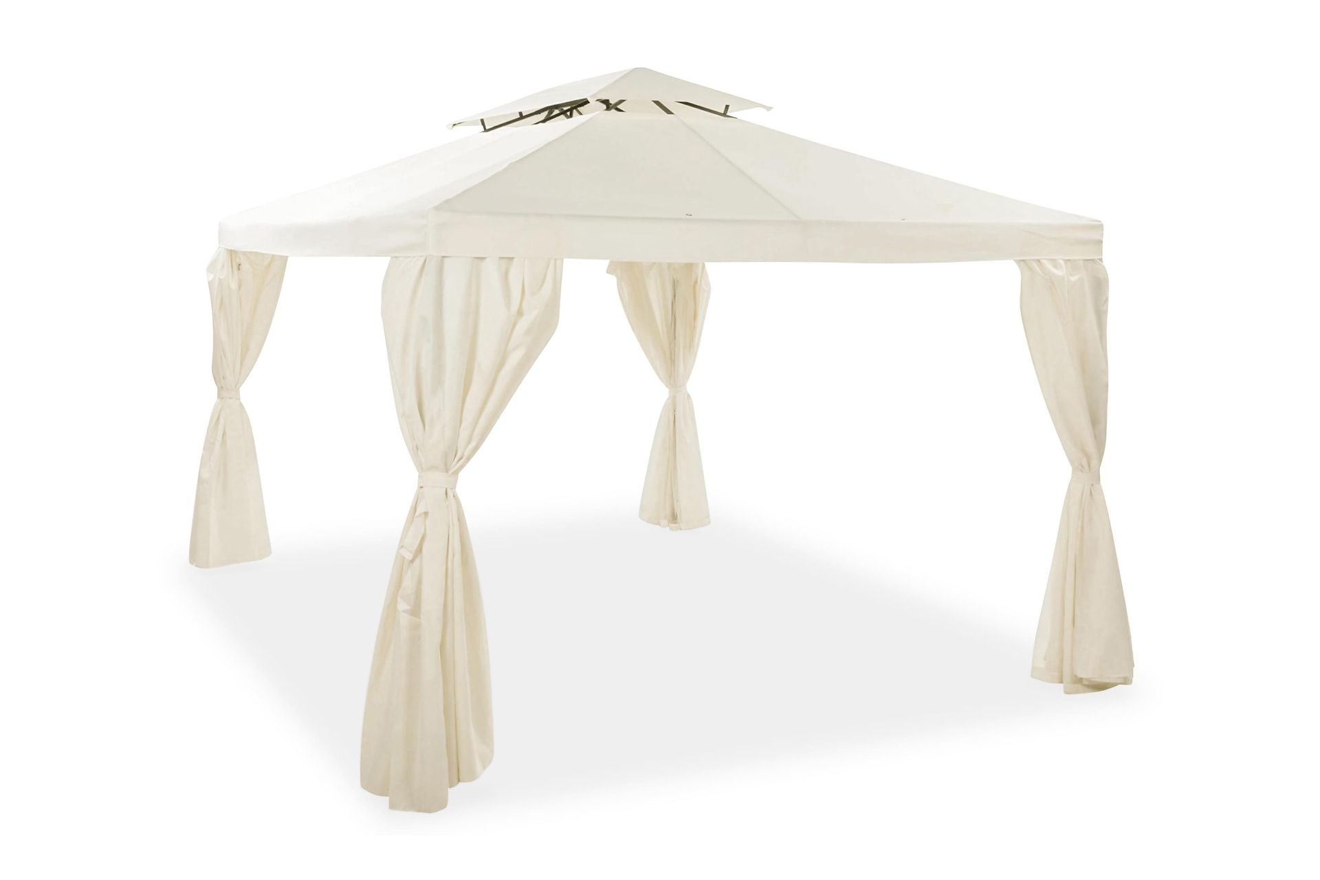 Bermuda Vegger til Paviljong 3x4 m - Offwhite