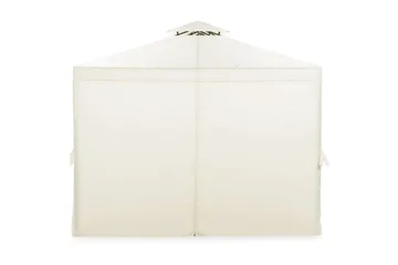 Bermuda Vegger til Paviljong 3x4 m - Offwhite - Hagemøbler - Solbeskyttelse - Paviljonger - Paviljongvegger