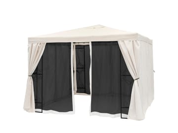 Hillerstorp myggnett til paviljong de Luxe 3x3 m - Beige - Hagemøbler - Solbeskyttelse - Paviljonger - Paviljongvegger