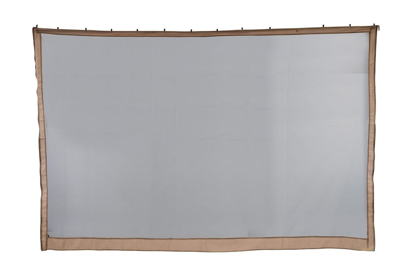 Myggnett til Paviljong de Luxe 3x3 m - Beige - Hagemøbler - Solbeskyttelse - Paviljonger - Paviljongvegger
