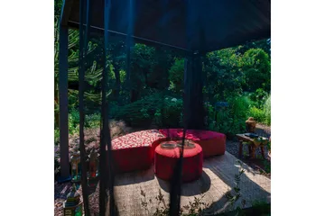 Myggnett til Pavilion Mirador 300x300 cm 4 stk Sort - Hagemøbler - Solbeskyttelse - Paviljonger - Paviljongvegger
